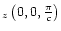 $_{z}\left(0,0, \frac{\pi}{c}\right)$