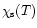 $\chi_{\rm s}(T)$