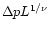 $\Delta pL^{1/\nu}$