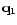 ${\bf q}_1$