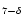 $_{7{-}\delta}$