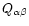 $Q_{\alpha\beta}$