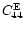 $C^{\rm E}_{44}$