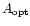 $A_{\rm opt}$
